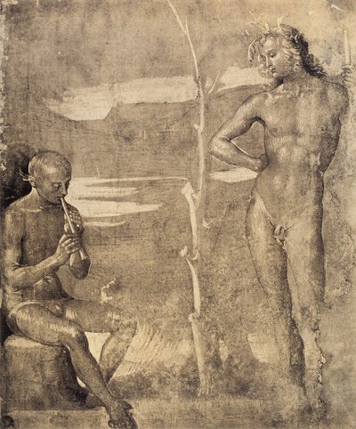 Preparatory Drawing for Apollo and Marsia by Raffaello Sanzio Raphael